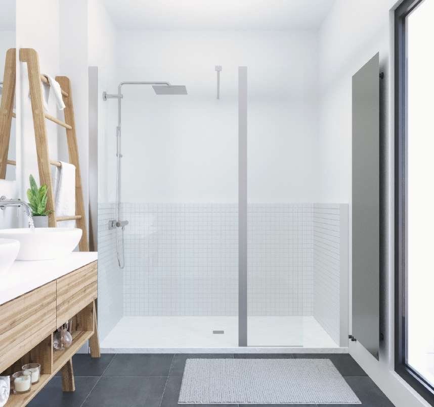 Aperçu LT Showertec : espace douche de plain-pied